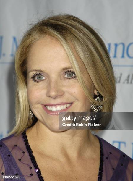 Katie Couric during 30th Annual TJ Martell Foundation Gala at The Marriott Marquis Hotel in New York, New York, United States.