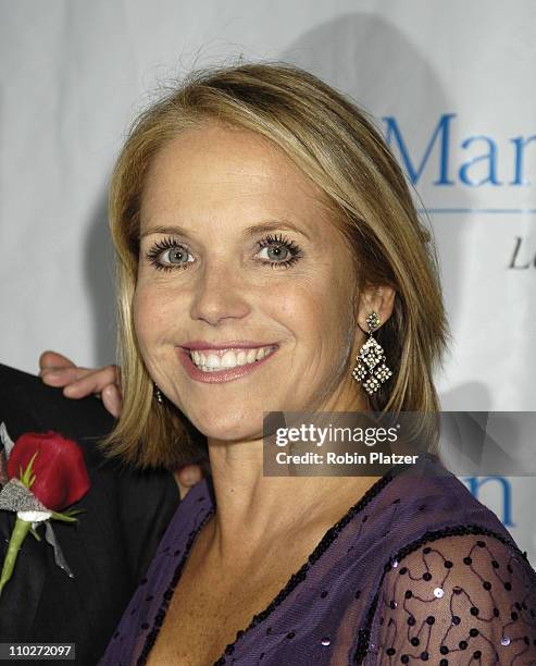 Katie Couric during 30th Annual TJ Martell Foundation Gala at The Marriott Marquis Hotel in New York, New York, United States.