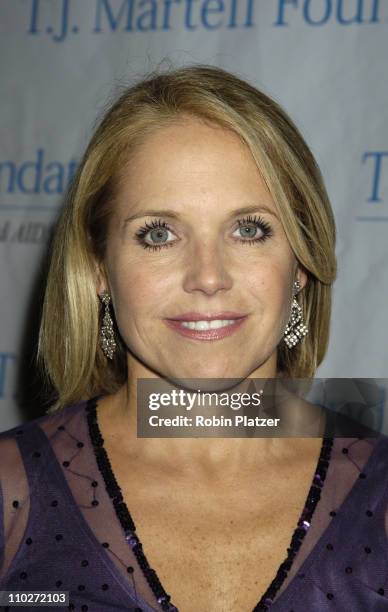 Katie Couric during 30th Annual TJ Martell Foundation Gala at The Marriott Marquis Hotel in New York, New York, United States.