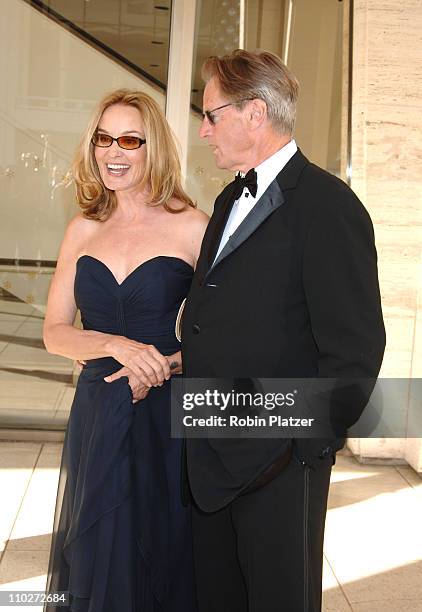 Jessica Lange and Sam Shepard during Jessica Lange Honored by the Film Society of Lincoln Center - April 17, 2006 at Avery Fisher Hall in New York...