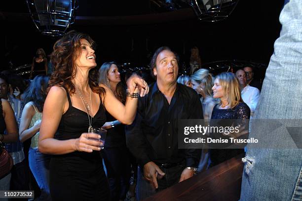 Cindy Crawford and Jim Belushi during Cherry Bar Grand Opening at Red Rock Casino Resort and Spa at Cherry Bar at Red Rock Casino Resort and Spa in...