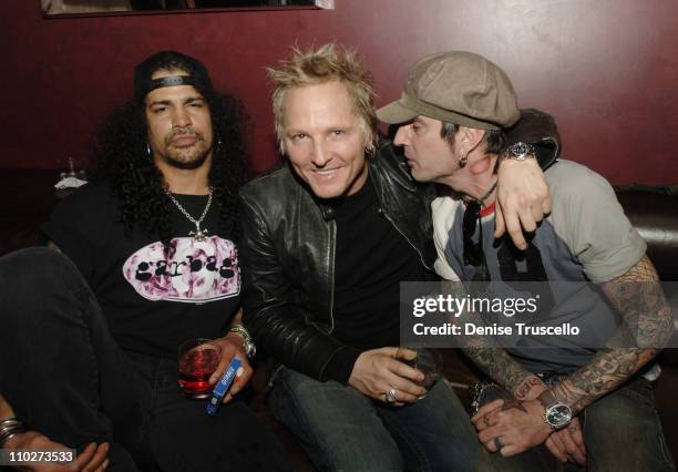 Slash, Matt Soren and Tommy Lee during Cherry Bar Grand Opening at Red Rock Casino Resort and Spa at Cherry Bar at Red Rock Casino Resort and Spa in...