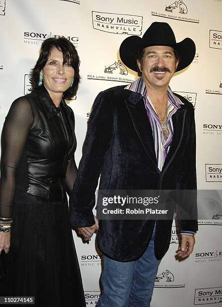 Barbara and Kix Brooks during The 39th Annual CMA Awards - SONY BMG After Party - Arrivals at Gotham Hall in New York City, New York, United States.