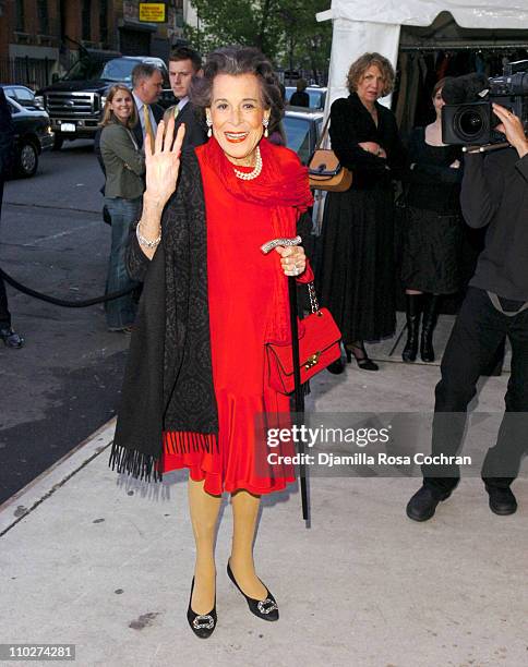 Kitty Carlisle Hart during Body & Soul New York Celebrates NFAA 2006 Arts Winners at Baryshnikov Arts Center in New York City, New York, United...