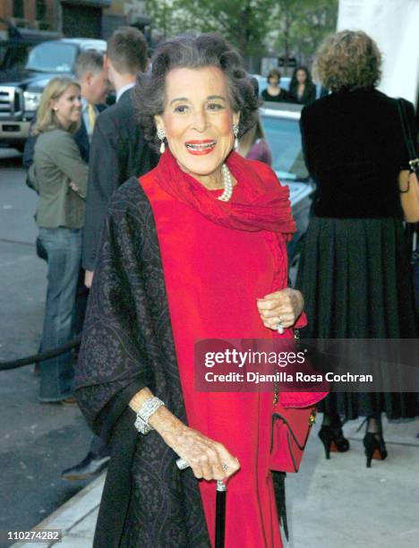 Kitty Carlisle Hart during Body & Soul New York Celebrates NFAA 2006 Arts Winners at Baryshnikov Arts Center in New York City, New York, United...