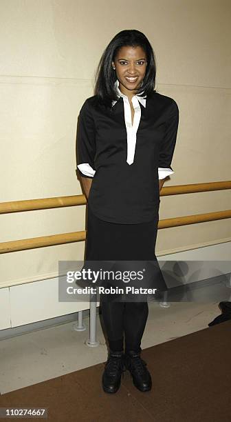 Renee Elise Goldsberry during Rehearsal for the New Musical "The Color Purple" - October 12, 2005 at The New 42nd Street Studios in New York, New...