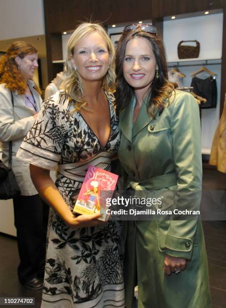 Darri Stephens and Contessa Brewer during Club Monaco Celebrates The Launch of "Spooning" - April 26, 2006 at Club Monaco in New York City, New York,...