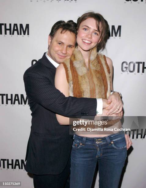 Jason Binn and Nicole Linkletter during Gotham Magazine's Sixth Annual Gala with Hosts Rudy and Judith Giuliani at Capitale in New York City, New...