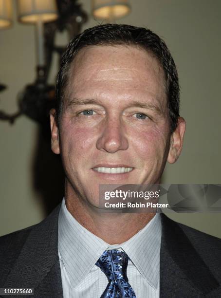 David Cone during Joe Torre Safe at Home Foundation's Third Annual Gala at Pierre Hotel in New York City, New York, United States.