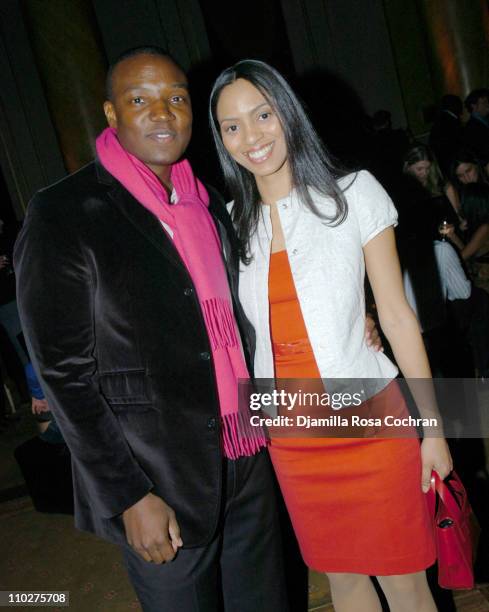 Kwame Jackson and Migna Taveras during Gotham Magazine's Sixth Annual Gala with Hosts Rudy and Judith Giuliani at Capitale in New York City, New...