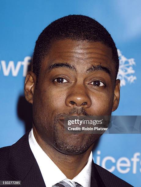 Chris Rock during 2nd Annual UNICEF Snowflake Ball - Arrivals at The Waldorf Astoria Hotel in New York City, New York, United States.