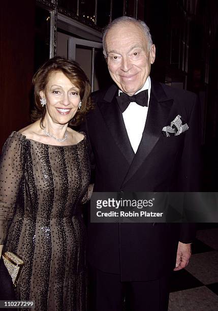 Evelyn Lauder and Leonard Lauder during 2nd Annual UNICEF Snowflake Ball - Arrivals at The Waldorf Astoria Hotel in New York City, New York, United...