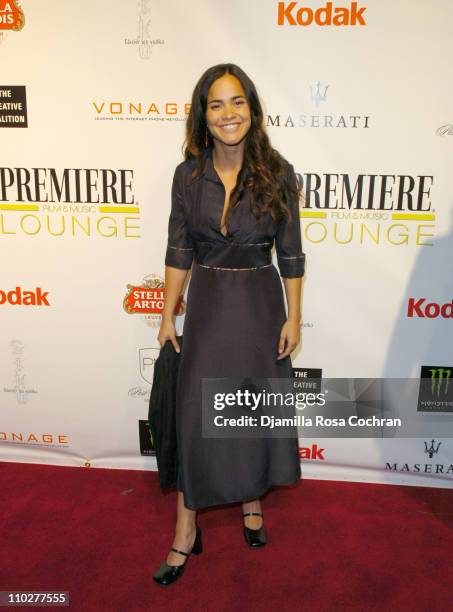 Alice Braga during 5th Annual Tribeca Film Festival - "Journey to the End of the Night" After Party at PM Lounge in New York City, New York, United...