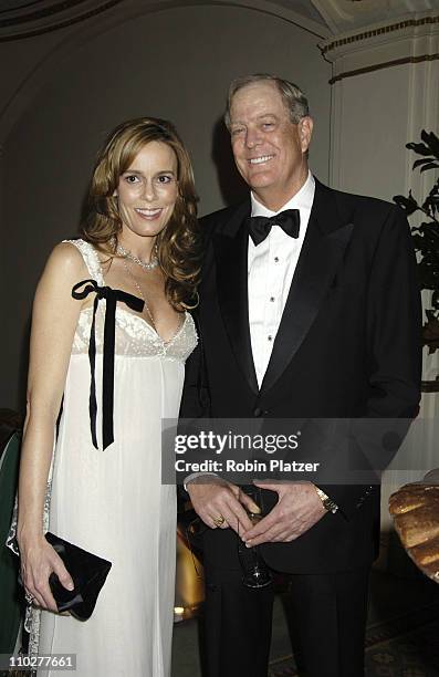 Julia Koch and David Koch during The 2005 Food Allergy Ball Benefiting The Food Allergy Initiative Honoring Mario Batali, Julia Koch and David Koch...