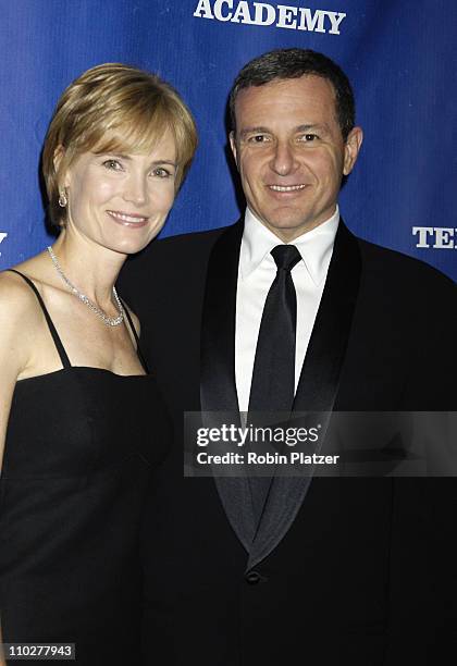 Willow Bay and Robert Iger, CEO of The Walt Disney Corporation