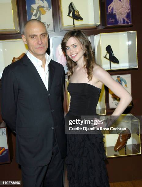 Marco Franchini and Nicole Linkletter wearing BALLY shoes