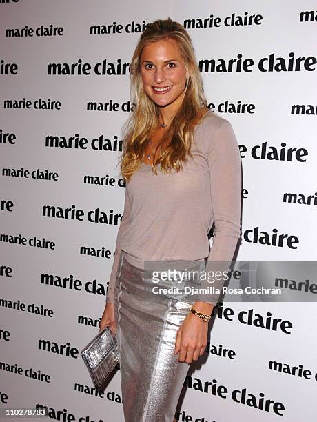 Annelise Peterson during MARIE CLAIRE Celebrates Fashion Beauty - October 24, 2005 at Home in New York City, New York, United States.