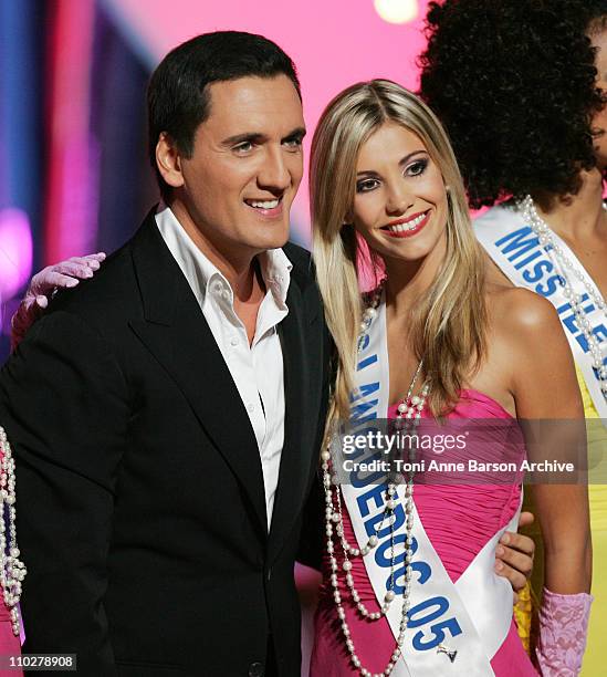 Dany Brillant and Miss Langedoc, Alexandra Rosenfeld- elected Miss France 2006