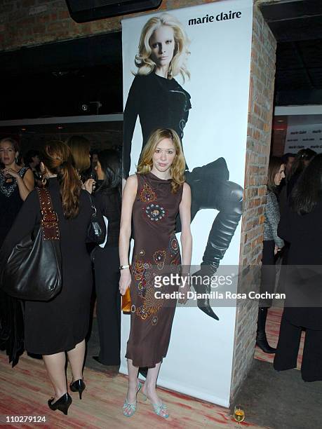 Melissa Berkelhammer during MARIE CLAIRE Celebrates Fashion Beauty - October 24, 2005 at Home in New York City, New York, United States.