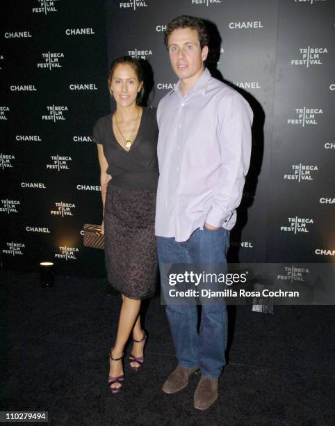 Cristina Cuomo and Chris Cuomo during 5th Annual Tribeca Film Festival - Chanel Dinner at Opening of Mr. Chow Celebrating Artists of the Tribeca Film...