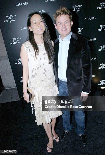 Helen Lee Schifter and Tim Schifter during 5th Annual Tribeca Film Festival - Chanel Dinner at Opening of Mr. Chow Celebrating Artists of the Tribeca...