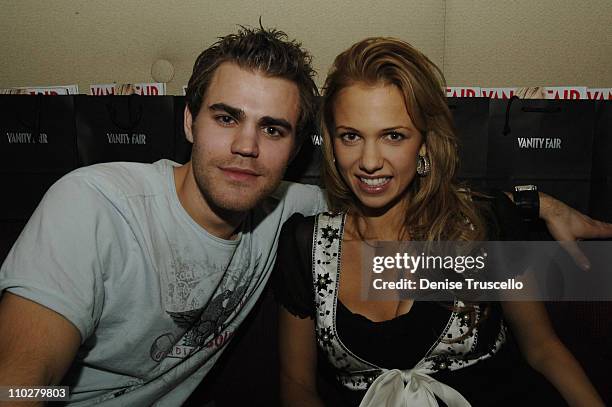 Paul Wesley and Marnette Patterson during Standing Still Release Party Hosted by Grey Goose Vodka, Vanity Fair and Insomnia Entertainment at Jet...