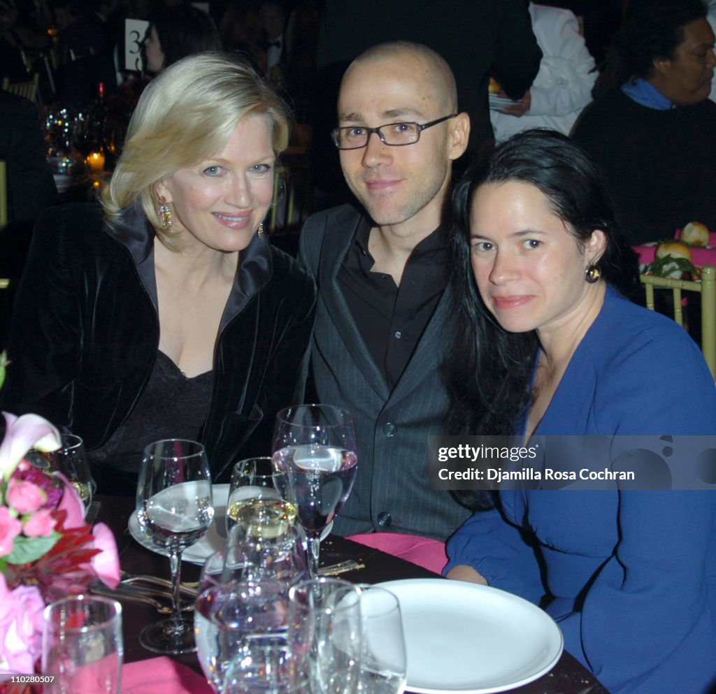 Diane Sawyer, Daniel De La Calle and Natalie Merchant Photo d'actualité