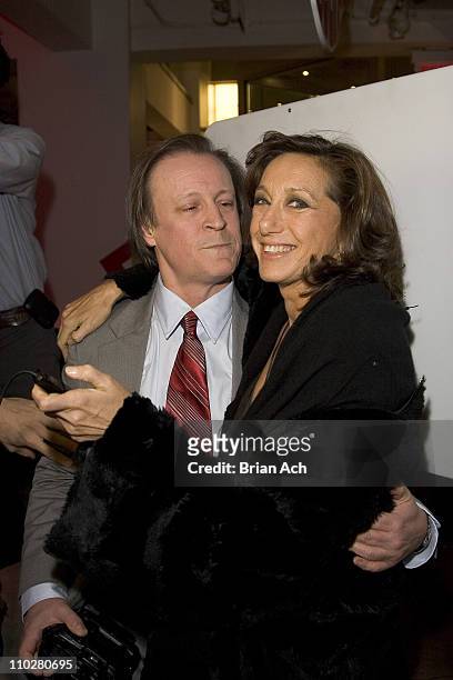 Patrick McMullan and Donna Karan during "Kiss Kiss" Book Launch With Donna Karan at DKNY Madison Avenue Store in New York, New York, United States.