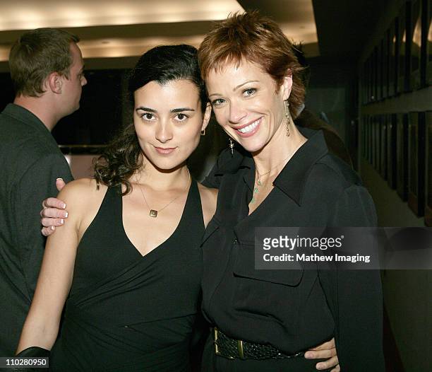 Cote de Pablo and Lauren Holly during CBS Paramount Network Television presents "For Your Consideration" screening of NCIS at Leonard H. Goldenson...