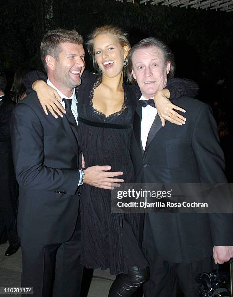 Edward O'Sullivan, Karolina Kurkova and Patrick McMullan