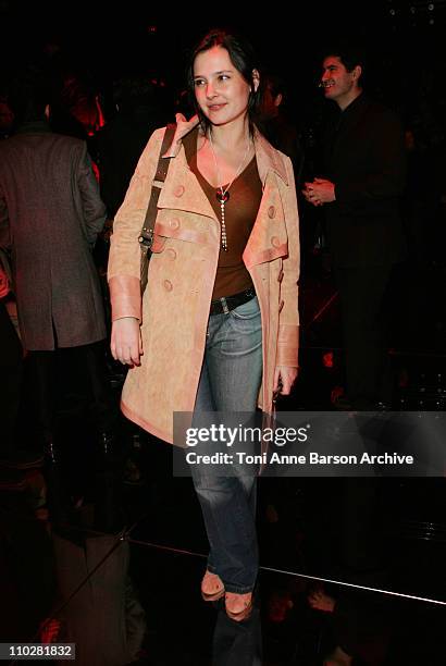 Virginie Ledoyen during Paris Fashion Week - Autumn/Winter 2006 - Ready to Wear - Christian Dior - Front Row at Grand Palais in Paris, France.