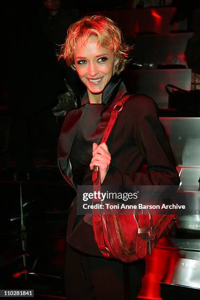 Helene de Fougerolles during Paris Fashion Week - Autumn/Winter 2006 - Ready to Wear - Christian Dior - Front Row at Grand Palais in Paris, France.