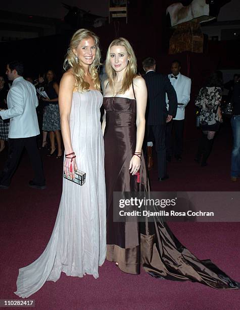 Annelise Peterson and Alexis Bryan during Yves Saint Laurent Sponsors the Third Annual Guggenheim Artists Ball at Guggenheim in New York City, New...