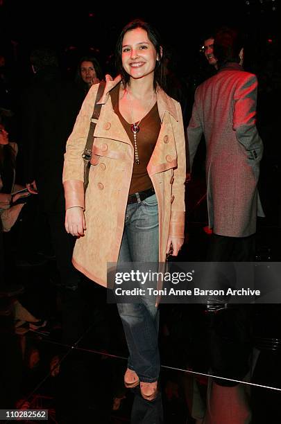 Virginie Ledoyen during Paris Fashion Week - Autumn/Winter 2006 - Ready to Wear - Christian Dior - Front Row at Grand Palais in Paris, France.