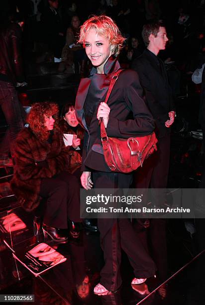 Helene de Fougerolles during Paris Fashion Week - Autumn/Winter 2006 - Ready to Wear - Christian Dior - Front Row at Grand Palais in Paris, France.