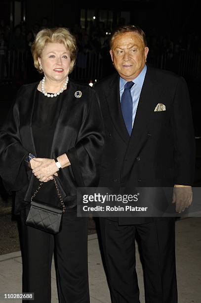 Barbara Taylor-Bradford and husband Robert Taylor during Cocktail Party for TRH The Prince of Wales and The Duchess of Cornwall at the Museum of...
