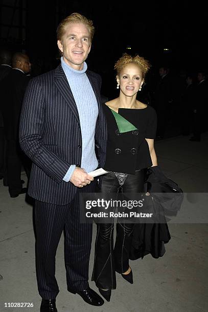 Matthew Modine and wife Cari during Cocktail Party for TRH The Prince of Wales and The Duchess of Cornwall at the Museum of Modern Art - November 1,...