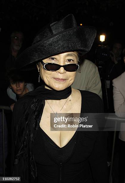 Yoko Ono during Cocktail Party for TRH The Prince of Wales and The Duchess of Cornwall at the Museum of Modern Art - November 1, 2005 at Museum of...