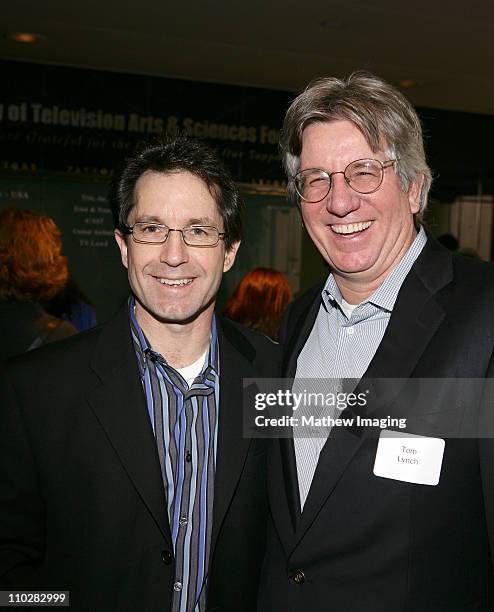 Gary Marsh and Tom Lynch during Humanitas Master Writers Workshop - March 3, 2006 at Leonard H. Goldenson Theatre in North Hollywood, California,...