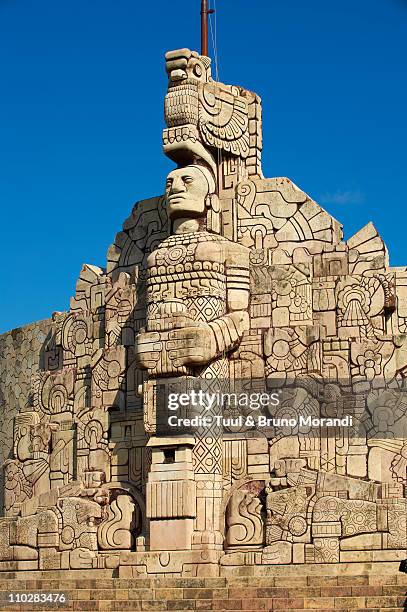 mexico, yucatan, merida, monumento a la patria - mérida mexiko bildbanksfoton och bilder