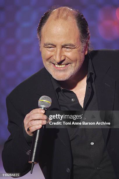 Michel Delpech during "La Fete de la Chanson Francaise" Taping - January 11, 2006 at Zenith in Paris, France.