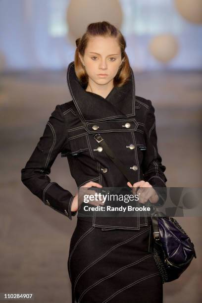 Model wearing Walter Rodrigues Fall/Winter 2006 during Fashion Rio Fall/Winter 2006 - Walter Rodrigues - Runway at Casa Franca Brazil in Rio de...