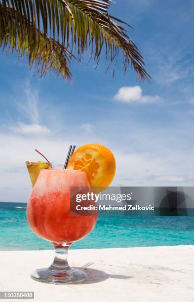 tropical paradise - nassau beach stock pictures, royalty-free photos & images