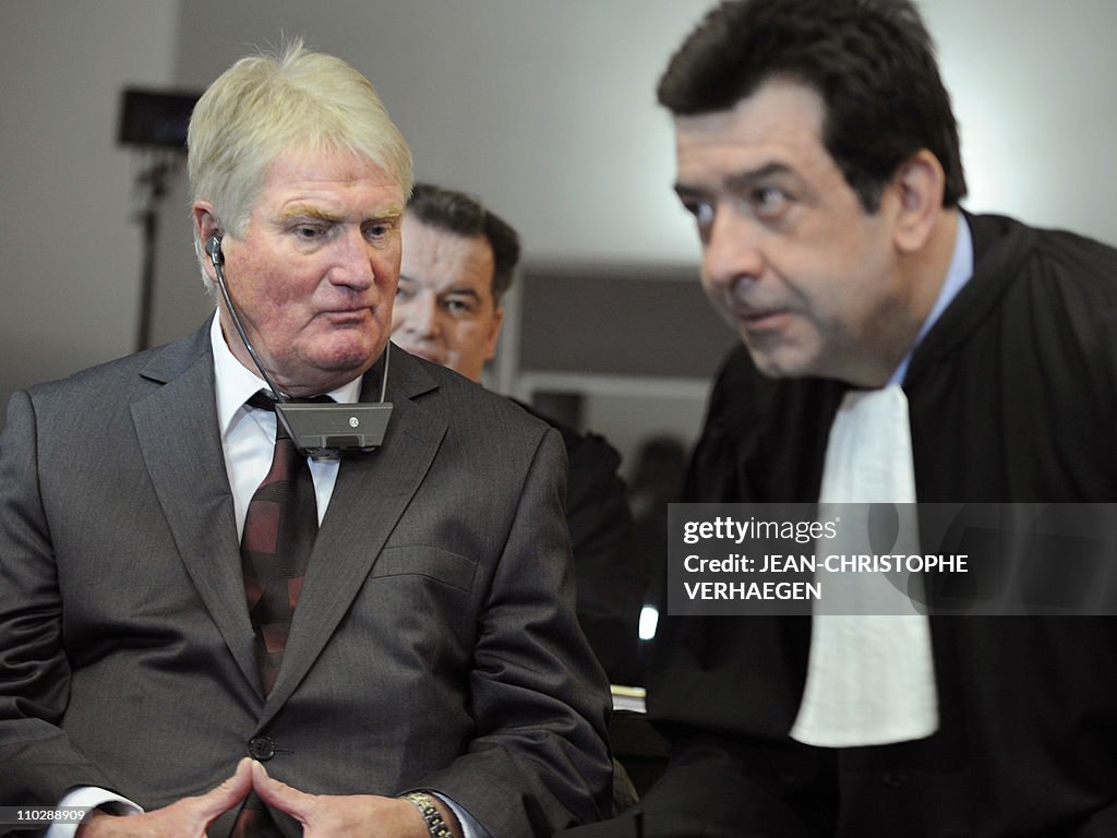 German Volker Janz (L), German train com