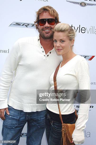 Bree Williamson and husband, Josh Evans during 2006 MTV Video Music Awards - Style Villa at Bryant Park Hotel in New York City, New York, United...