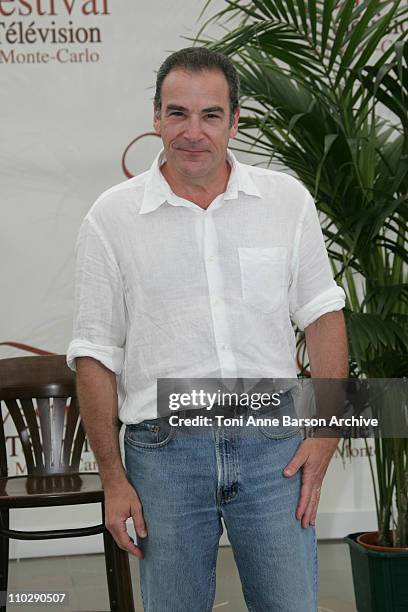Mandy Patinkin during 2007 Monte Carlo Television Festival - "Criminal Minds" Shemar Moore and Mandy Patinkin Photocall at Grimaldi Forum in Monte...