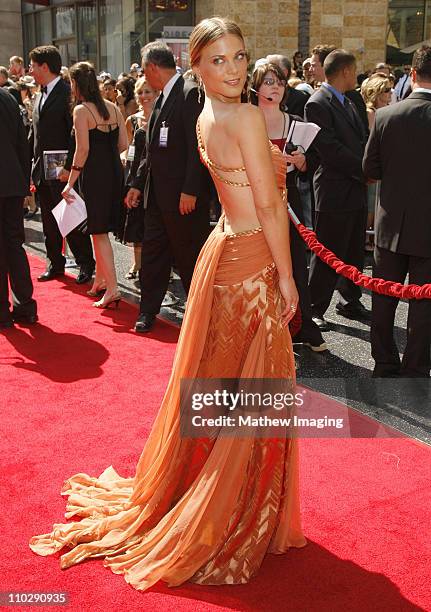 Gina Tognoni during 34th Annual Daytime Emmy Awards - Red Carpet at Kodak Theatre in Hollywood, California, United States.