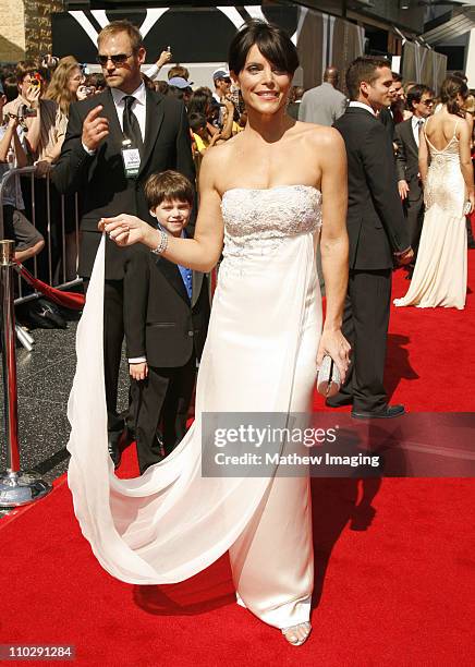 Lesli Kay during 34th Annual Daytime Emmy Awards - Red Carpet at Kodak Theatre in Hollywood, California, United States.