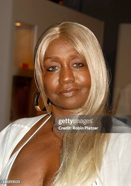 Janice Combs during Olympus Fashion Week Spring 2007 - Baby Phat - Front Row and Backstage at The Tent, Bryant Park in New York City, New York,...