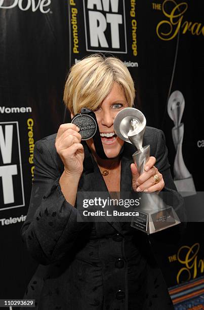 Suze Orman, winner of Outstanding Talk Show during 32nd Annual American Women in Radio & Television Gracie Allen Awards - Inside at Marriott Marquis...